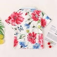 thumbnail image 4 of Odeerbi Toddler Shirts Boys Hawaiian Shirts Kids Summer Casual Beach Wear Print Short Sleeve Shirt Baby Clothes White, 4 of 5
