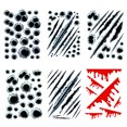 thumbnail image 6 of Bluethy Bullet Hole Print Car Styling Sticker Body Window Reflective Decoration Decal, 6 of 10