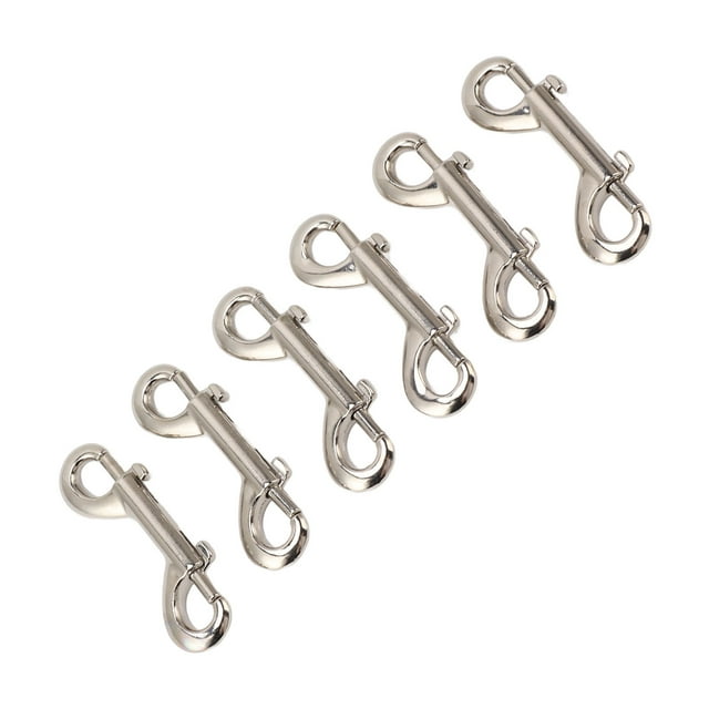 Clips de metal con gatillo clips de gancho de doble extremo de aleación de zinc fáciles de usar resistentes para tachuelas de caballo para correa de perro