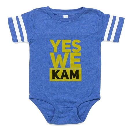 

CafePress - Yes We Kam - Cute Infant Baby Football Bodysuit