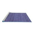 thumbnail image 2 of Ahgly Company Machine Washable Indoor Rectangle Abstract Blue Modern Area Rugs, 2' x 3', 2 of 4