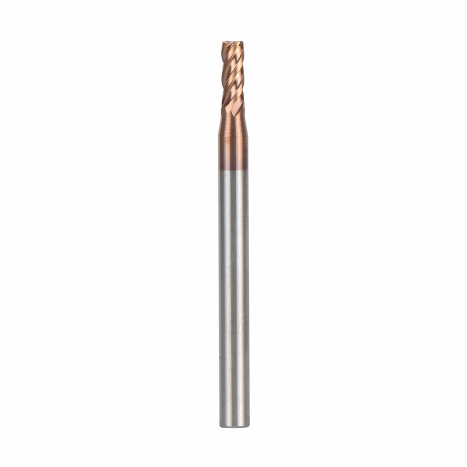 2pcs D3-4-50 Tungsten Steel End Mills 4 Flute Flattened Head CNC Milling HRC55 Carbide End Mills