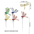 thumbnail image 3 of 28 Pack Artificial Dragonflies Garden Stakes Spring Motion Insects for Outdoor Yard Potted Plants Decoration, 3 of 5