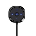 thumbnail image 3 of Kit de coche Bluetooth, receptor Bluetooth, adaptador de audio manos libres Bluetooth 4.1 con micrófono, base magnética y aislador de suelo de ruido para audio de coche, 3 of 4