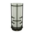 thumbnail image 2 of Meyda Tiffany 121366 12" H Deco Table Lantern - Bronze, 2 of 5
