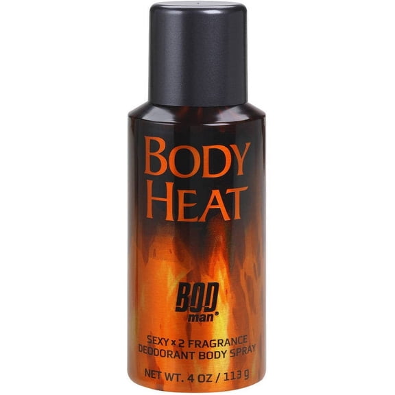 BOD Man Body Heat Sexy Fragrance Deodorant Body Spray, 4 oz