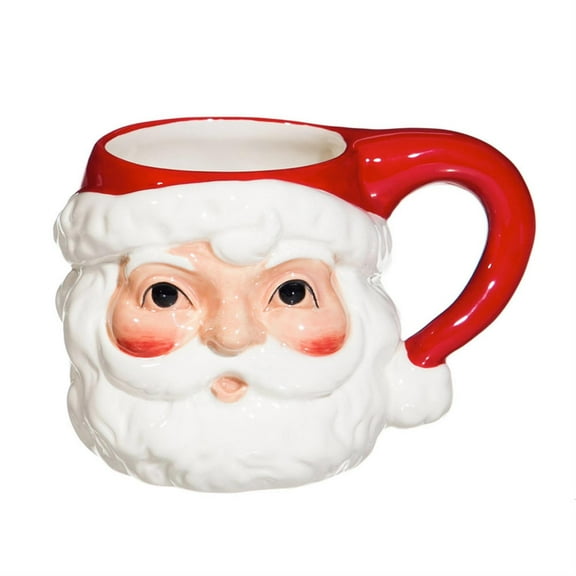 Evergreen Vintage Santa Ceramic Cup