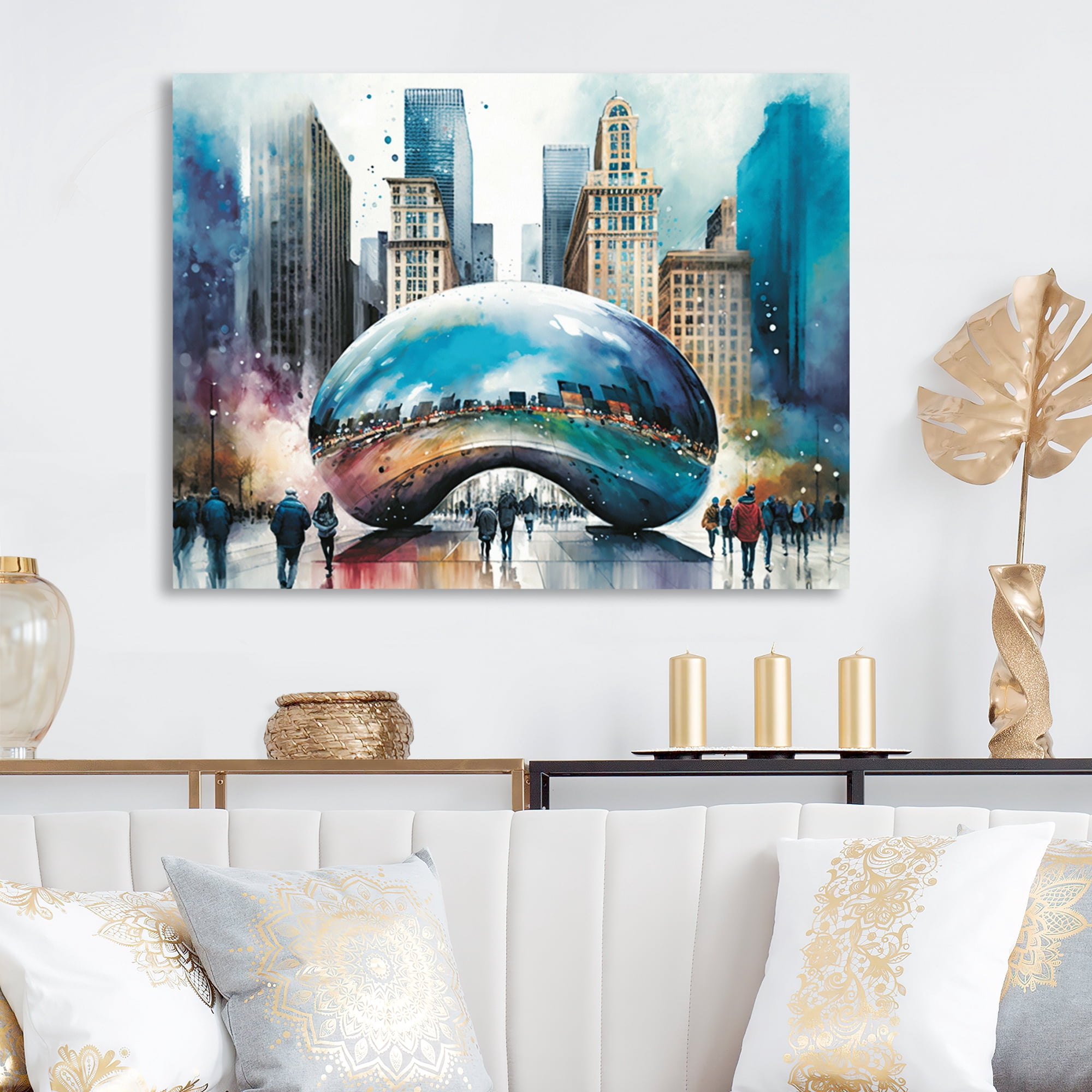 Designart City Architecture I Canvas Wall Art