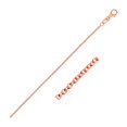 thumbnail image 1 of 14k Rose Gold Round Cable Link Chain (1.25 mm) - 16", 1 of 1