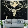 BCIIG Moon Stars Tapestry Wall Hanging Unique Style Graphic Tapestries