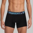 thumbnail image 2 of Men Underwear Mid Length Mid Waist Weekday Underwear Boxers Shorts Blue XL, 2 of 4