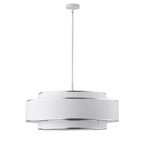 Aiwen Modern Pendant Light Dining Room 23.6 inches Adjustable Hanging Lamp for Bedroom Living Room