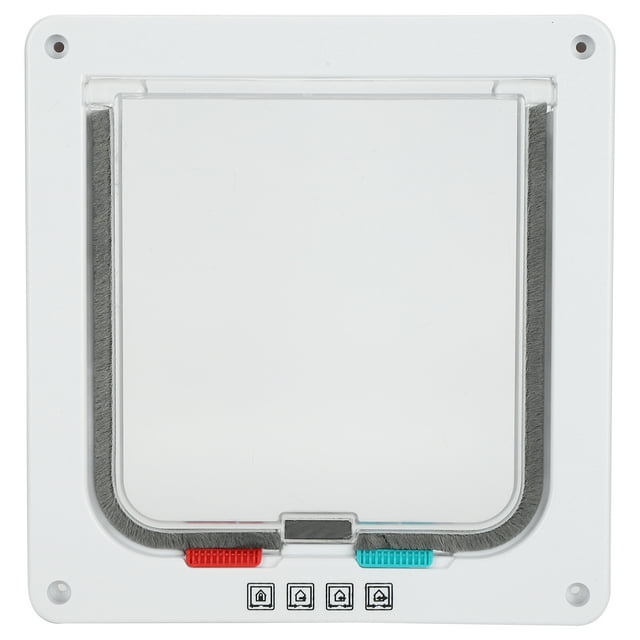 Puerta abatible para mascotas Bling Bling Puerta de seguridad con cerradura para gatos pequeña