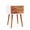 Brown, variant on Chateauy Retro Wooden End Table with 2 Drawers for Storage β Compact Side Table for Small Spaces, Multipurpose for Bedside, Entryway, or Sofa Side