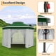thumbnail image 5 of 79.5-pulgada 6-sided portable outdoor gazebo tent con double-layer canopy y mosquito netting, green, 5 of 8