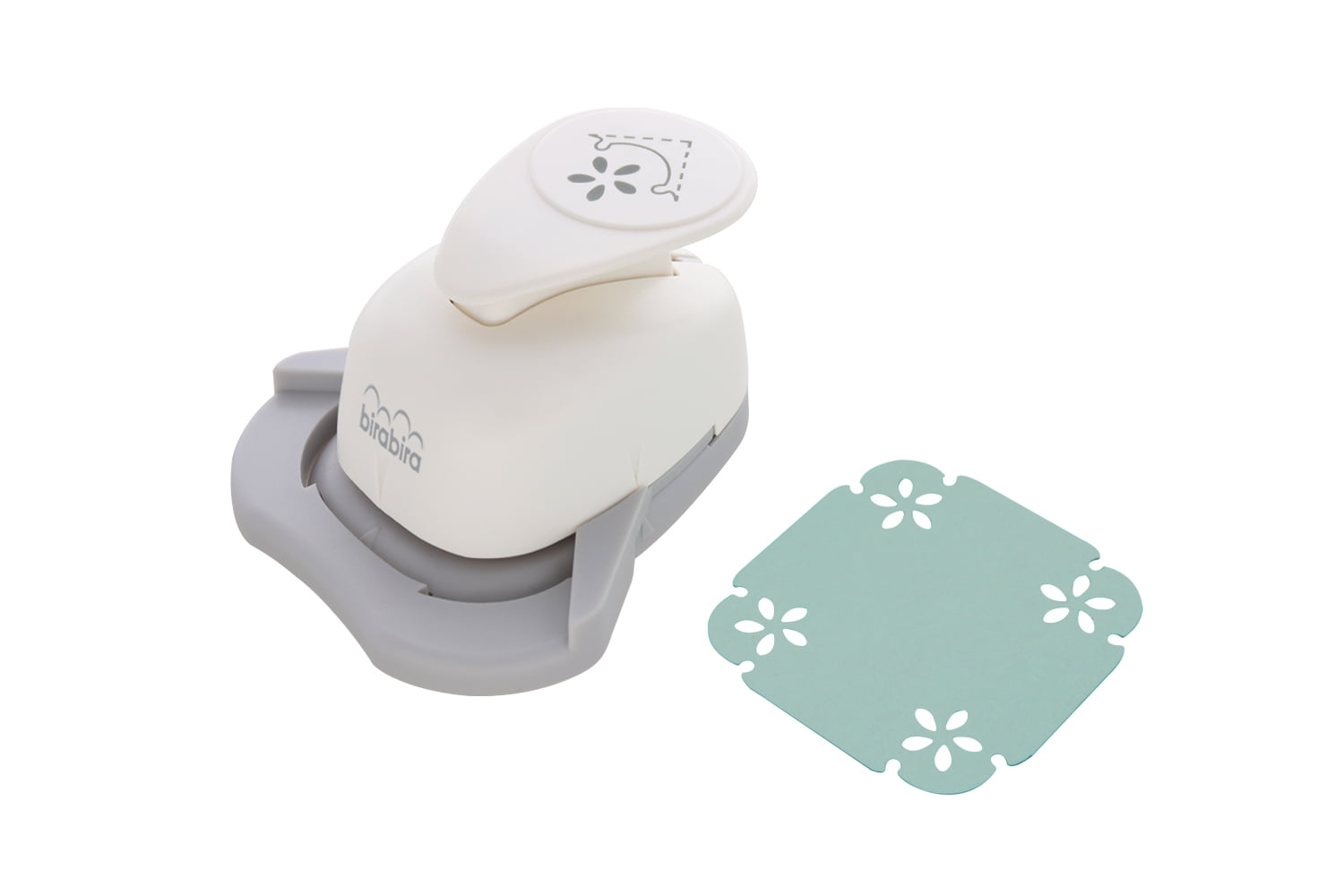 Bira Craft 1 inch Daisy Lever Action Corner Craft Punch for Paper