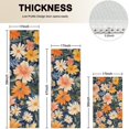 thumbnail image 4 of Pioneer Flower Floral Print Pattern Kitchen Rugs Sets Of 3,Kitchen Runner Rugs Non Skid Washable,Decorative Kitchen Floor Mats for Kitchen,Sink,Laundry,17"x30"+ 17"x47" + 17"x59", 4 of 6
