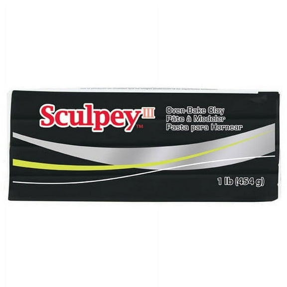 Sculpey III, 1 lb., Black