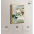 thumbnail image 2 of Hushed Coastal Vibrancy I Canvas Print Green Wall Decor by Art Remedy, Gold Frame, 24 x 36, 2 of 7