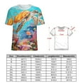 thumbnail image 2 of Nautical Green Sea Turtles Women's Short Sleeve T-Shirt Crew Neck Casual Summer Trendy Loose Fit Tops, 2 of 6