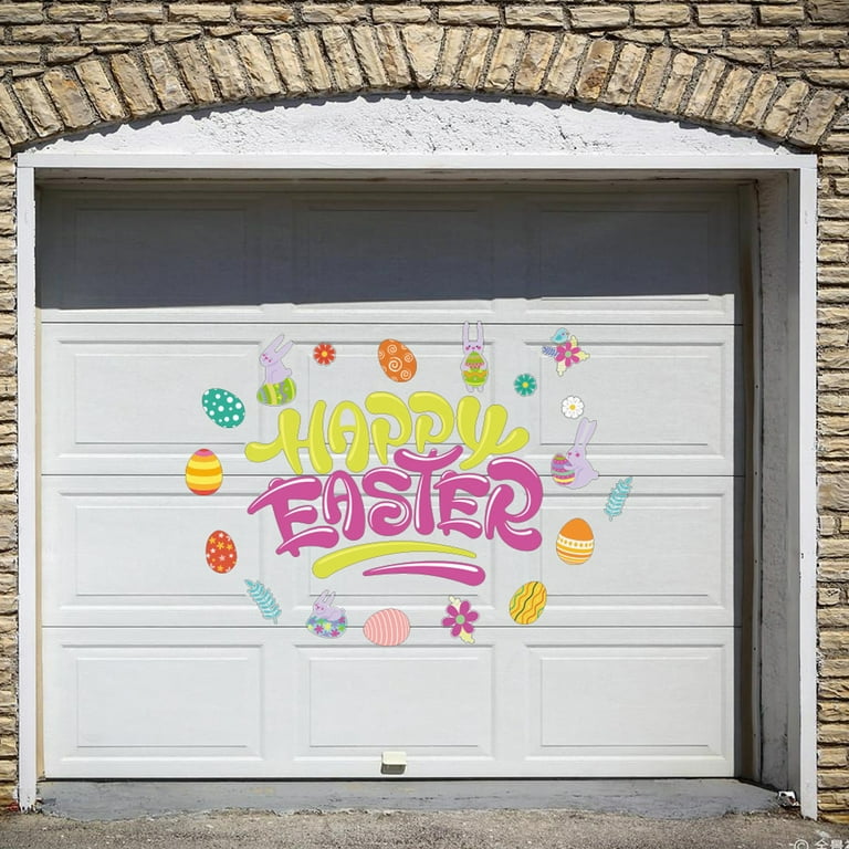 Magnetic Sticker Easter Art Wall Decal For Garage Doors Refrigerators Cars  Creative Decoration 
