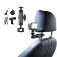 thumbnail image 3 of Ganchos de Montaje Perfecl Soporte Universal para Teléfono con Respaldo de Asiento Automático Giratorio Ajustable 163x4cm, 3 of 8