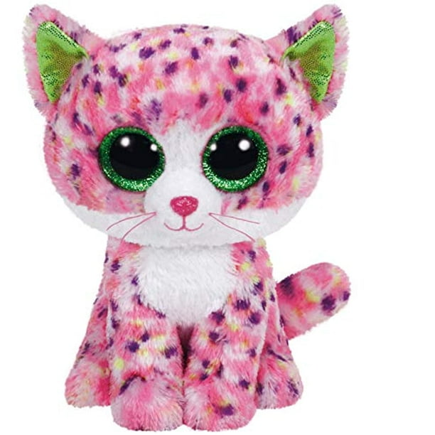 Ty Sophie Pink Polka Dot Cat Boo Small Stuffed Animal (36189