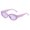 Purple, variant on Mens Womens Sunglasses LSQii Cat Eye Frame Lightweight Candy Colors Polarized UV Protection Sun Glasses Trendy Fashion Summer Shades Y2K Travel Outdoor Beige