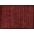 thumbnail image 1 of Ahgly Company Indoor Rectangle Solid Red Modern Area Rugs, 2' x 5', 1 of 4