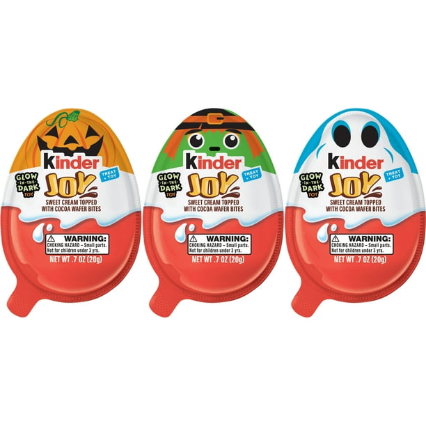 Kinder Joy Halloween Treat and Toy, 2.8 oz, 4 count
