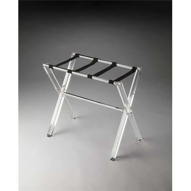 Crystal Clear Acrylic Luggage Rack