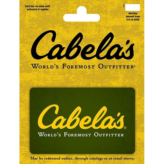 Tarjeta de regalo Cabela's Classic de $100