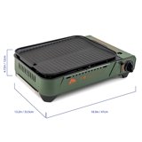 Ozark Trail Outdoor Butane Griddle, 7650 BTU, 15
