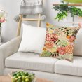 thumbnail image 5 of Dahlia Pillow Covers 18x18 Inch,Rustic Floral Decorative Throw Pillows Farmhouse Geometric Flower Decor Cushion Cover for Home Sofa Bedroom Outdoor, 5 of 7