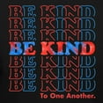 thumbnail image 3 of Teelocity Be Kind Repeat Graphic T-Shirt (2XL - Standard Fit, Black Tie Dye), 3 of 4