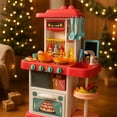 thumbnail image 4 of Cocinita de Juguete para Niños y Niñas Juego Didactico 73 cm de 43 Piezas con Utensilios y  Comida de Juguete Gaon, 4 of 15