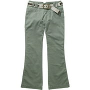 Juniors Surplus Pants with Canvas Belt