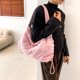 thumbnail image 1 of Bolso de mochila para mujer, bolso de celosía acolchado elegante, bolso de mano con cordón Retro, 1 of 7
