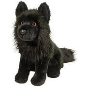 Vilkas Black Wolf 12 Inch Plush Toy Stuffed Animal