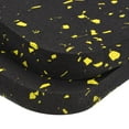 thumbnail image 4 of Unique Bargains Treadmill Mat-3.9'x3.9' Exercise Equipment Mat for Floor Protection Sound Reduction, Black Yellow 4 Pack, 4 of 5