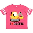 thumbnail image 3 of Inktastic Construction Truck I Love Diggers Boys or Girls Toddler T-Shirt, 3 of 5