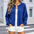 thumbnail image 2 of Enjoytime Womens Cardigan Crew Neck Button Down Long Sleeve Cardigans Sweater Fall Winter Cozy Casual Work Knit Jacket, 2 of 8