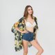 thumbnail image 3 of o Mujer Beach Suelto Frente abierto Kimono Traje de Colcomx Cárdigan tipo kimono de playa, 3 of 8