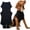 Black, variant on Dog Recovery Suit Male Neuter Suit Female Spay Shirt Protect Dog's Skin Anti Licking Abdominal Wounds Doggie Onesie Pet Bodysuit Alternative to Cone(Black,XS)