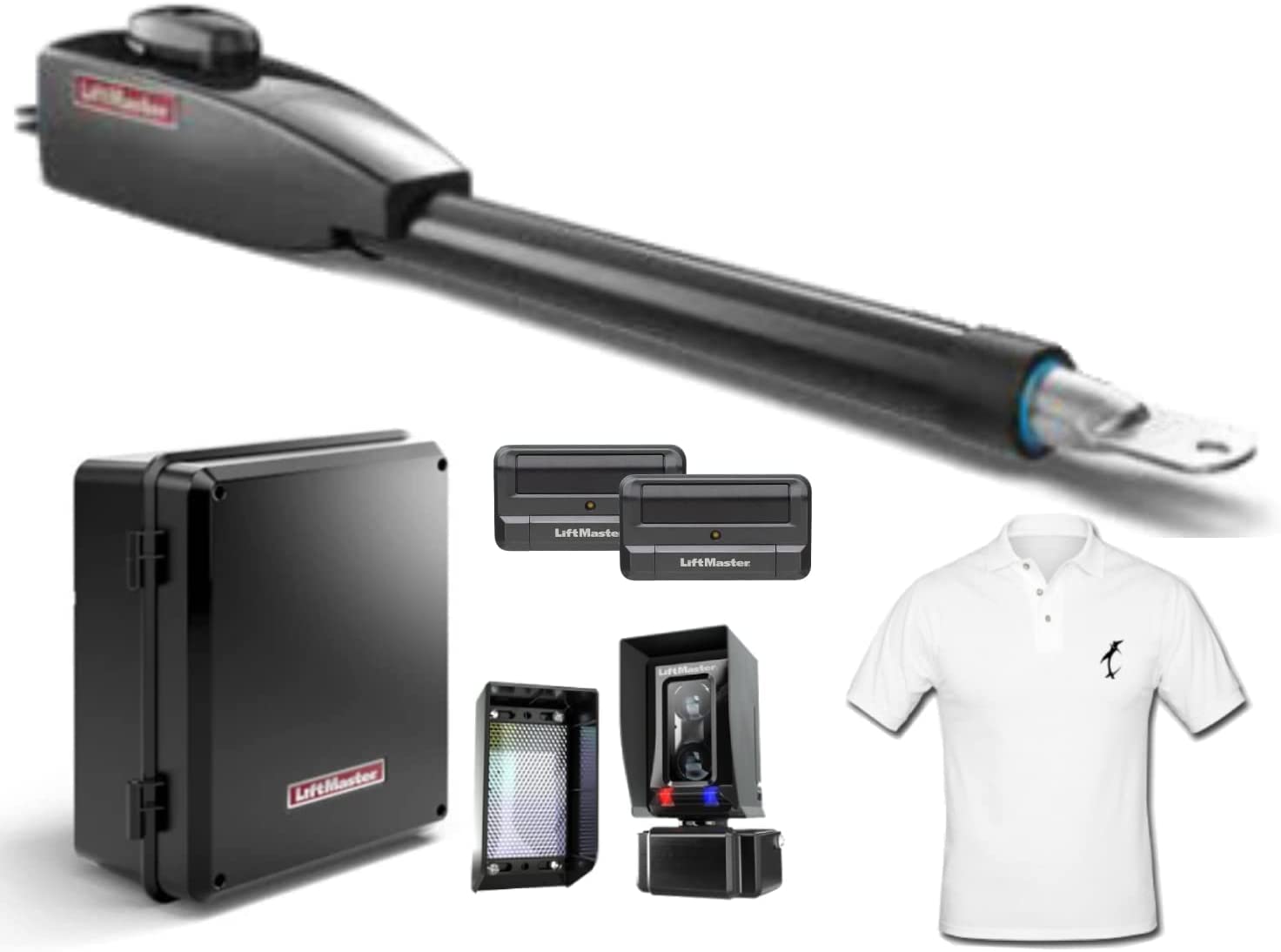 Liftmaster LA400PKGUL Swing Gate Opener Kit Also Includes (2) 811LM