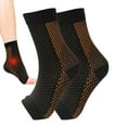 thumbnail image 3 of Neuropathy Socks For Women, Toeless Compression Ankle Socks Open Toe Compression Socks, Ankle Sleeves Socks Foot Compression Sleeves For Running, 3 of 9
