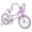 Purple, variant on Costway 14" Kids Bike with Training Wheels Hand Coaster Brakes Adjustable Seat Handlebar Pink