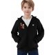 thumbnail image 4 of Sudadera con capucha térmica de invierno para niños y niñas, con control de temperatura y cremallera, 4 of 9