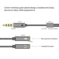 thumbnail image 5 of 3.5mm Audio Splitter Cable for Computer Jack 3.5mm 1 Male to 2 Female Mic Y Splitter AUX Cable Headset Splitter Adapter, 5 of 5