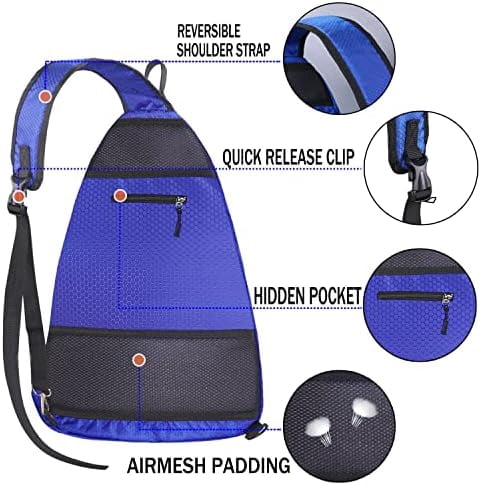 Pickleball Bag - Pickleball Bags for Women Men - Pickleball Backpack - Travel Pickleball Paddle Case, Pickle Ball Bag for Pickleball Paddle Tennis Racket, Protable Pickleball Sling Bag